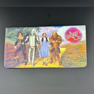 The Wizard of Oz Checkbook Cover Dorothy Yellow Brick Road Vintage Movie Art